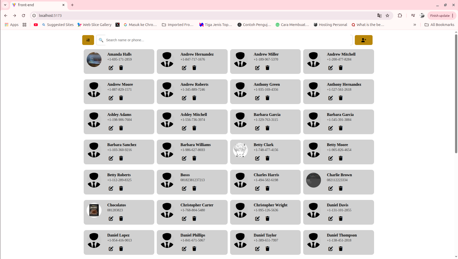 Phonebook App - Screenshot 1